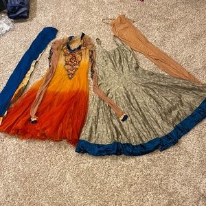 Indian Anarkali - 2 way wear